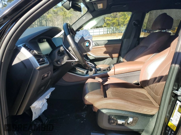 2019 BMW X5 xDrive40i with VIN 5UXCR6C51KLL33952, listed as a Copart auction lot 44620695 with 0 mi miles and Salvage Title. Bid and sale history available at carsss.com. Image 7.