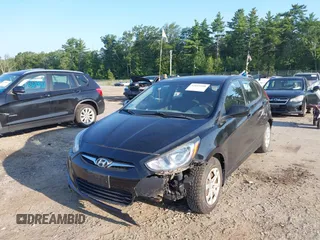 2013 Hyundai Accent GS with VIN KMHCT5AE7DU083576, listed as a IAAI auction lot 42693108 with 100,741 mi miles and . Bid and sale history available at DreamBid. Image 2.