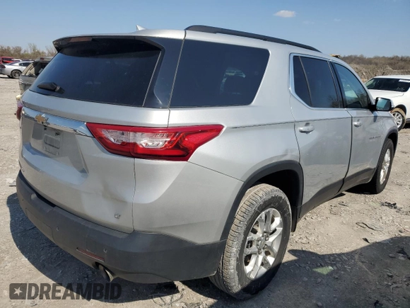 2019 Chevrolet Traverse LT Cloth with VIN 1GNEVGKW5KJ315852, listed as a Copart auction lot 52023575 with 58,725 mi miles and Salvage Title. Bid and sale history available at carsss.com. Image 3.