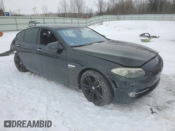 2011 BMW 5 Series 535i xDrive with VIN WBAFU7C58BC780519, listed as a Copart auction lot 44511155 with Not Provided miles and Salvage Title. Bid and sale history available at carsss.com. Image 4.