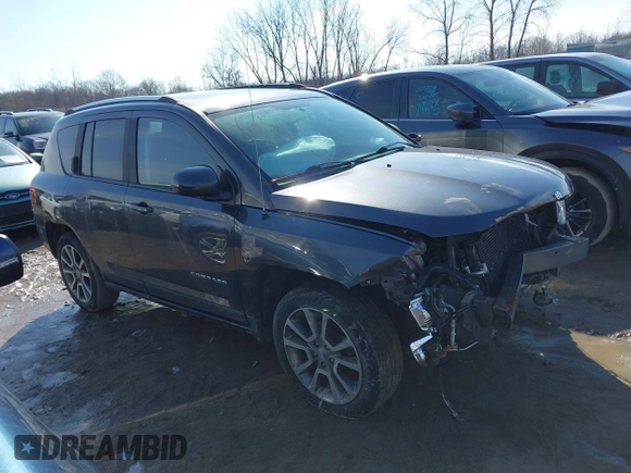 2017 Jeep Compass Latitude with VIN 1C4NJDEB0HD190200, listed as a IAAI auction lot 41733462 with 77,374 mi miles and . Bid and sale history available at DreamBid. Image 13.
