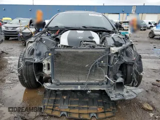 2015 Lexus RC 350 with VIN JTHSE5BC6F5001422, listed as a Copart auction lot 47734105 with 198,584 mi miles and Salvage Title. Bid and sale history available at carsss.com. Image 5.