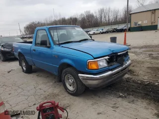 1995 Ford Ranger Splash with VIN 1FTCR10A0SUB77693, listed as a Copart auction lot 81871224 with 247,172 mi miles and Salvage Title. Bid and sale history available at carsss.com. Image 4.