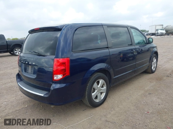 2013 Dodge Grand Caravan SE with VIN 2C4RDGBG4DR567547, listed as a IAAI auction lot 42091862 with 165,827 mi miles and . Bid and sale history available at DreamBid. Image 4.