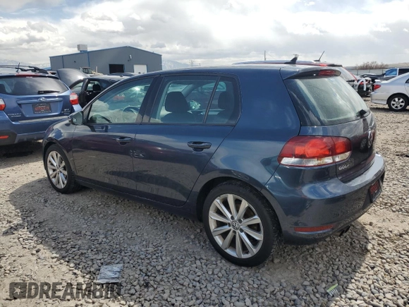2013 Volkswagen Golf TDI w/Sunroof & Nav with VIN WVWNM7AJ0DW119096, listed as a Copart auction lot 51337595 with 218,156 mi miles and Clean title. Bid and sale history available at DreamBid. Image 2.