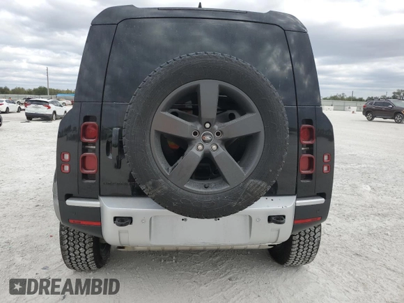 2025 Land Rover Defender S with VIN SALEJ7EX9S2366119, listed as a Copart auction lot 41674105 with 3,519 mi miles and Salvage title. Bid and sale history available at DreamBid. Image 6.