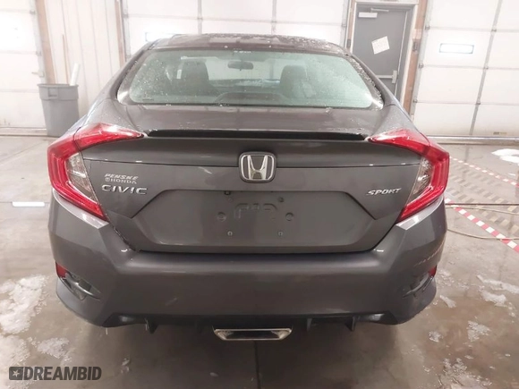 2019 Honda Civic Sedan Sport with VIN 2HGFC2F88KH556681, listed as a IAAI auction lot 41585019 with 92,349 mi miles. Bid and sale history available at carsss.com. Image 16.
