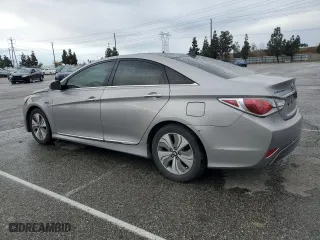 2013 Hyundai Sonata Hybrid Limited with VIN KMHEC4A43DA074658, listed as a Copart auction lot 48430575 with 116,717 mi miles and Salvage Title. Bid and sale history available at carsss.com. Image 2.