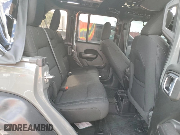2021 Jeep Wrangler Unlimited Willys with VIN 1C4HJXDM6MW628041, listed as a Copart auction lot 51366415 with 22,697 mi miles and Salvage title. Bid and sale history available at DreamBid. Image 10.