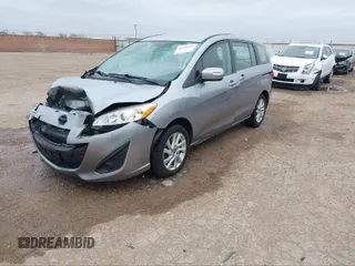 2013 Mazda 5 Sport with VIN JM1CW2BL4D0162105, listed as a IAAI auction lot 41190257 with 186,255 mi miles. Bid and sale history available at carsss.com. Image 2.