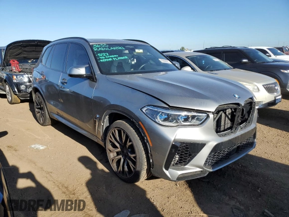 2021 BMW X5 M with VIN 5YMJU0C01M9F10602, listed as a Copart auction lot 65668883 with 23,214 mi miles. Bid and sale history available at carsss.com. Image 4.