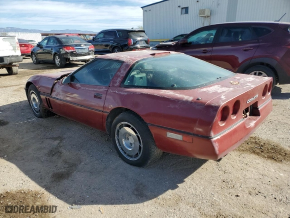 1987 Chevrolet Corvette with VIN 1G1YY2181H5117721, listed as a Copart auction lot 45817625 with 0 mi miles and Clean Title. Bid and sale history available at carsss.com. Image 2.