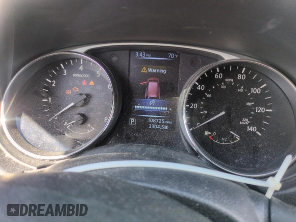 2015 Nissan Rogue SV with VIN KNMAT2MV4FP509263, listed as a Copart auction lot 56246435 with 108,725 mi miles and Clean Title. Bid and sale history available at DreamBid. Image 9.