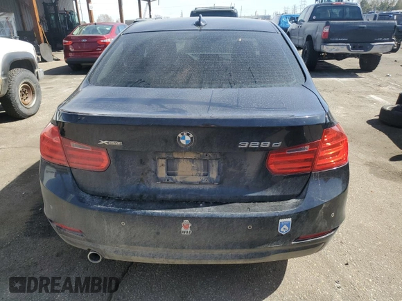 2014 BMW 3 Series 328d xDrive with VIN WBA3D5C58EF147240, listed as a Copart auction lot 48823065 with 83,049 mi miles and Salvage Title. Bid and sale history available at carsss.com. Image 6.