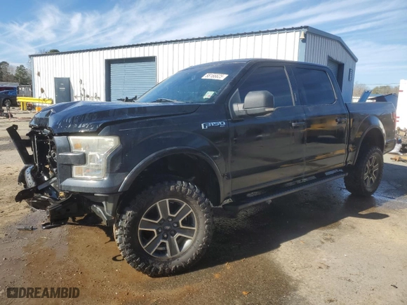 2016 Ford F-150 XLT with VIN 1FTEW1EF3GKD85396, listed as a Copart auction lot 88166625 with 0 mi miles and Salvage Title. Bid and sale history available at carsss.com. Image 1.