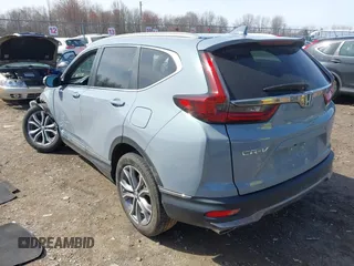 2022 Honda CR-V Touring with VIN 2HKRW2H98NH607066, listed as a IAAI auction lot 41952008 with 49,554 mi miles. Bid and sale history available at carsss.com. Image 3.