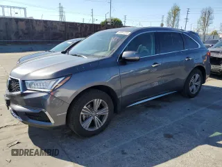 2020 Acura MDX with VIN 5J8YD3H36LL012407, listed as a Copart auction lot 50491315 with 28,823 mi miles and Salvage Title. Bid and sale history available at carsss.com. Image 1.