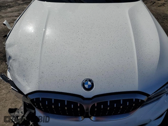 2020 BMW 3 Series M340i xDrive with VIN WBA5U9C08LFH80325, listed as a Copart auction lot 47412155 with Not Provided miles and Salvage Title. Bid and sale history available at DreamBid. Image 12.