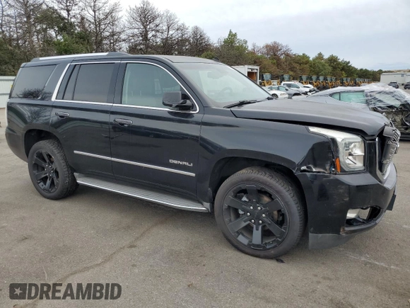 2015 GMC Yukon Denali with VIN 1GKS2CKJXFR277516, listed as a Copart auction lot 72070594 with 86,353 mi miles and Salvage Title. Bid and sale history available at carsss.com. Image 4.