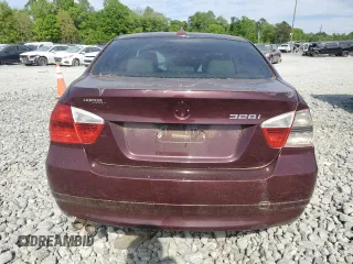 2007 BMW 3 Series 328i with VIN WBAVA33547KX80558, listed as a Copart auction lot 53379245 with 0 mi miles and Clean Title. Bid and sale history available at carsss.com. Image 6.