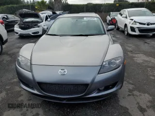 2004 Mazda RX-8 with VIN JM1FE17N740117681, listed as a Copart auction lot 85284094 with 138,555 mi miles and Salvage Title. Bid and sale history available at carsss.com. Image 5.