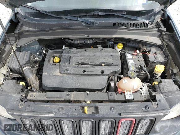 2017 Jeep Renegade Altitude with VIN ZACCJABH7HPG54504, listed as a Copart auction lot 51427835 with 84,050 mi miles and Salvage title. Bid and sale history available at DreamBid. Image 12.