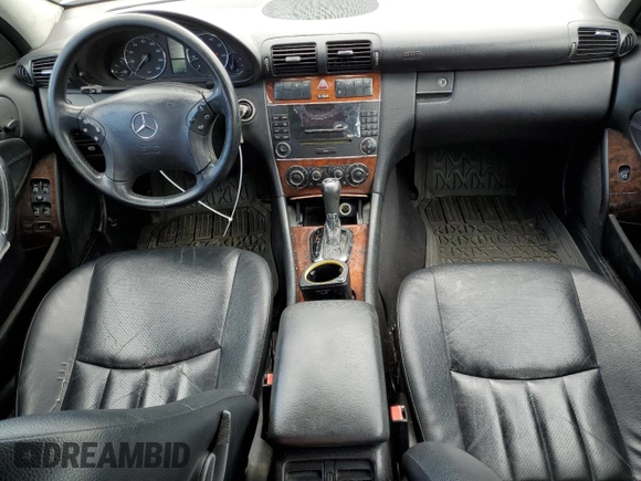 2006 Mercedes-Benz C 280 Luxury with VIN WDBRF92H06F774525, listed as a Copart auction lot 56531665 with 20,148 mi miles and Salvage title. Bid and sale history available at DreamBid. Image 8.