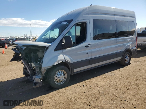2023 Ford Transit with VIN 1FBAX9X8XPKA45787, listed as a Copart auction lot 54545034 with 41,979 mi miles and Salvage Title. Bid and sale history available at DreamBid. Image 1.