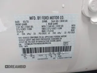 2025 Ford Explorer ST-Line with VIN 1FMUK7KH6SGB58226, listed as a IAAI auction lot 42687937 with Not provided miles and . Bid and sale history available at DreamBid. Image 9.