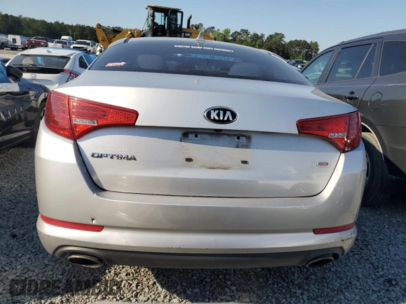 2013 Kia Optima LX with VIN KNAGM4A73D5375330, listed as a Copart auction lot 53609865 with 270,679 mi miles and Salvage Title. Bid and sale history available at carsss.com. Image 6.