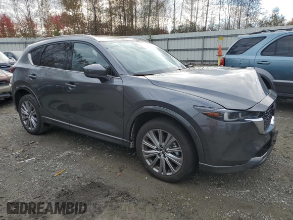 2023 Mazda CX-5 Signature with VIN JM3KFBXY3P0136316, listed as a Copart auction lot 76843514 with 15,932 mi miles and Salvage Title. Bid and sale history available at carsss.com. Image 4.