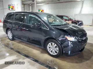 2016 Honda Odyssey EX-L with VIN 5FNRL5H63GB153195, listed as a Copart auction lot 53868175 with 142,597 mi miles and Salvage Title. Bid and sale history available at carsss.com. Image 4.
