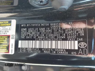 2010 Toyota Matrix S with VIN 2T1KE4EE8AC039514, listed as a IAAI auction lot 41808814 with 156,735 mi miles and . Bid and sale history available at DreamBid. Image 9.