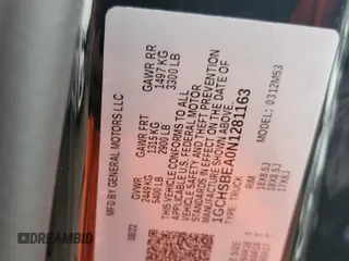 2022 Chevrolet Colorado 2WD Work Truck с VIN 1GCHSBEA0N1281163, выставлен на аукционе Copart как лот 51464495 с пробегом 39 818 миль миль и Списание • Salvage title. История ставок и продаж доступна на DreamBid. Изображение 12.