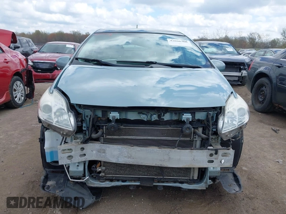 2013 Toyota Prius One with VIN JTDKN3DU2D1725401, listed as a IAAI auction lot 42066366 with 113,761 mi miles. Bid and sale history available at carsss.com. Image 13.