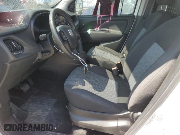 2016 Ram ProMaster City Cargo Tradesman with VIN ZFBERFAT6G6A98536, listed as a Copart auction lot 63635664 with 180,700 mi miles and Salvage Title. Bid and sale history available at DreamBid. Image 7.