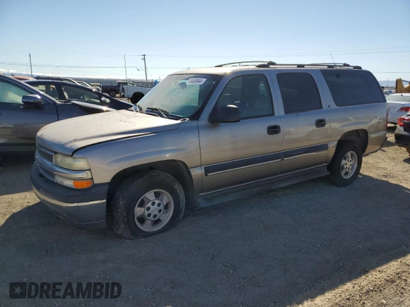 2001 Chevrolet Suburban LS with VIN 3GNEC16T91G205180, listed as a Copart auction lot 76508844 with 0 mi miles and Salvage Title. Bid and sale history available at carsss.com. Image 1.