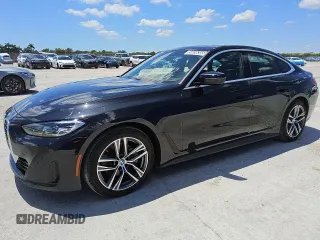 2024 BMW 4 Series 430i z VIN WBA63AV00RFT13010, wystawiony jako Copart lot #56056355 z przebiegiem 29 248 mil mil oraz Czysty tytuł • Clean title. Historia ofert i sprzedaży dostępna na DreamBid. Obrazek 1.