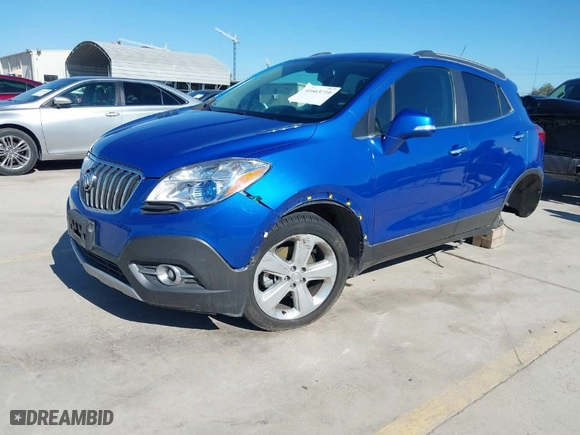 2015 Buick Encore Convenience with VIN KL4CJBSB7FB233658, listed as a IAAI auction lot 41663710 with 89,708 mi miles. Bid and sale history available at carsss.com. Image 2.
