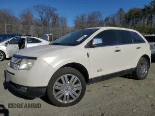 2008 Lincoln MKX with VIN 2LMDU68C38BJ06296, listed as a Copart auction lot 47275285 with 136,089 mi miles and Salvage Title. Bid and sale history available at carsss.com. Image 1.