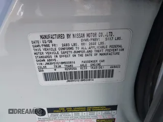 2008 Infiniti M z VIN JNKBY01E18M500814, wystawiony jako IAAI lot #42270502 z przebiegiem Nie podano mil oraz . Historia ofert i sprzedaży dostępna na DreamBid. Obrazek 9.