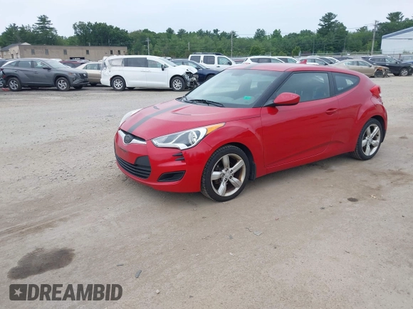 2013 Hyundai Veloster w/Gray Int with VIN KMHTC6AD0DU145090, listed as a IAAI auction lot 42618390 with 126,641 mi miles and . Bid and sale history available at DreamBid. Image 2.