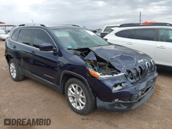 2015 Jeep Cherokee Latitude with VIN 1C4PJLCB8FW506398, listed as a IAAI auction lot 41796516 with 95,204 mi miles and . Bid and sale history available at DreamBid. Image 1.