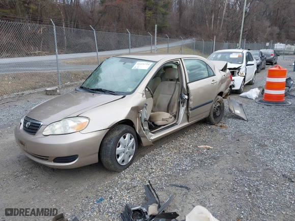 2008 Toyota Corolla CE with VIN 2T1BR32E88C878124, listed as a IAAI auction lot 41476724 with 198,569 mi miles. Bid and sale history available at carsss.com. Image 20.
