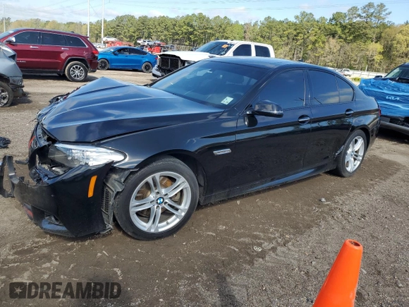 2016 BMW 5 Series 528i with VIN WBA5A5C50GG353554, listed as a Copart auction lot 50220065 with 134,222 mi miles and Salvage Title. Bid and sale history available at carsss.com. Image 1.