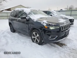 2019 Jeep Cherokee Limited with VIN 1C4PJMDX3KD446178, listed as a Copart auction lot 41847205 with 87,219 mi miles and Salvage Title. Bid and sale history available at carsss.com. Image 4.