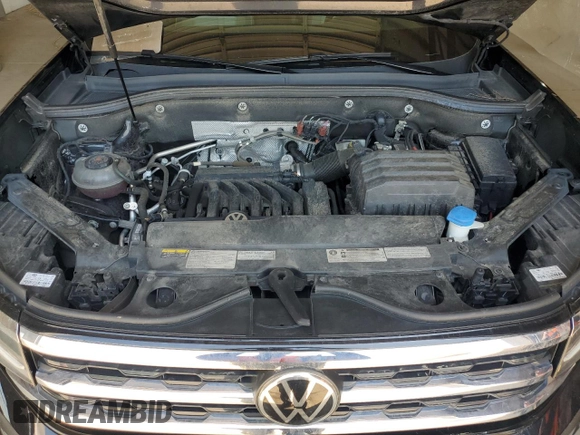 2021 Volkswagen Atlas SEL Premium with VIN 1V2TR2CA8MC529511, listed as a Copart auction lot 53453355 with 116,082 mi miles and Salvage title. Bid and sale history available at DreamBid. Image 12.