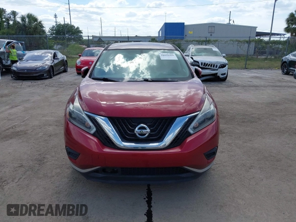 2018 Nissan Murano SV with VIN 5N1AZ2MG7JN169641, listed as a IAAI auction lot 42170490 with 64,296 mi miles and . Bid and sale history available at carsss.com. Image 6.