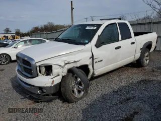 2008 Dodge 1500 SLT with VIN 1D7HU182X8S596744, listed as a Copart auction lot 53064785 with 199,110 mi miles and Salvage Title. Bid and sale history available at DreamBid. Image 1.