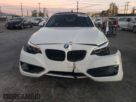 2020 BMW 2 Series 230i xDrive with VIN WBA2K1C01L7F99510, listed as a Copart auction lot 81853974 with 74,743 mi miles and Salvage Title. Bid and sale history available at carsss.com. Image 5.